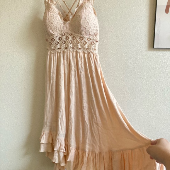 Wishlist Dresses & Skirts - ⭐️3/$30⭐️ Lacy Asymmetrical Boho Dress
